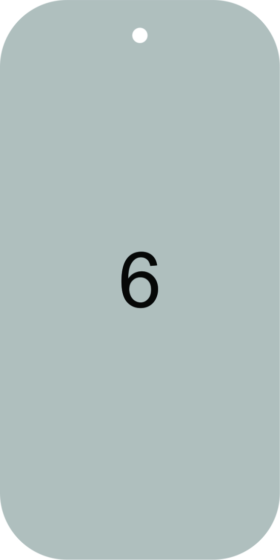 Pravougaona jelkica 55x110 mm